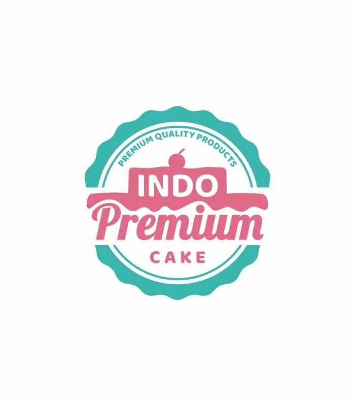 Logo Indo Premium Cake by Desainew Studio